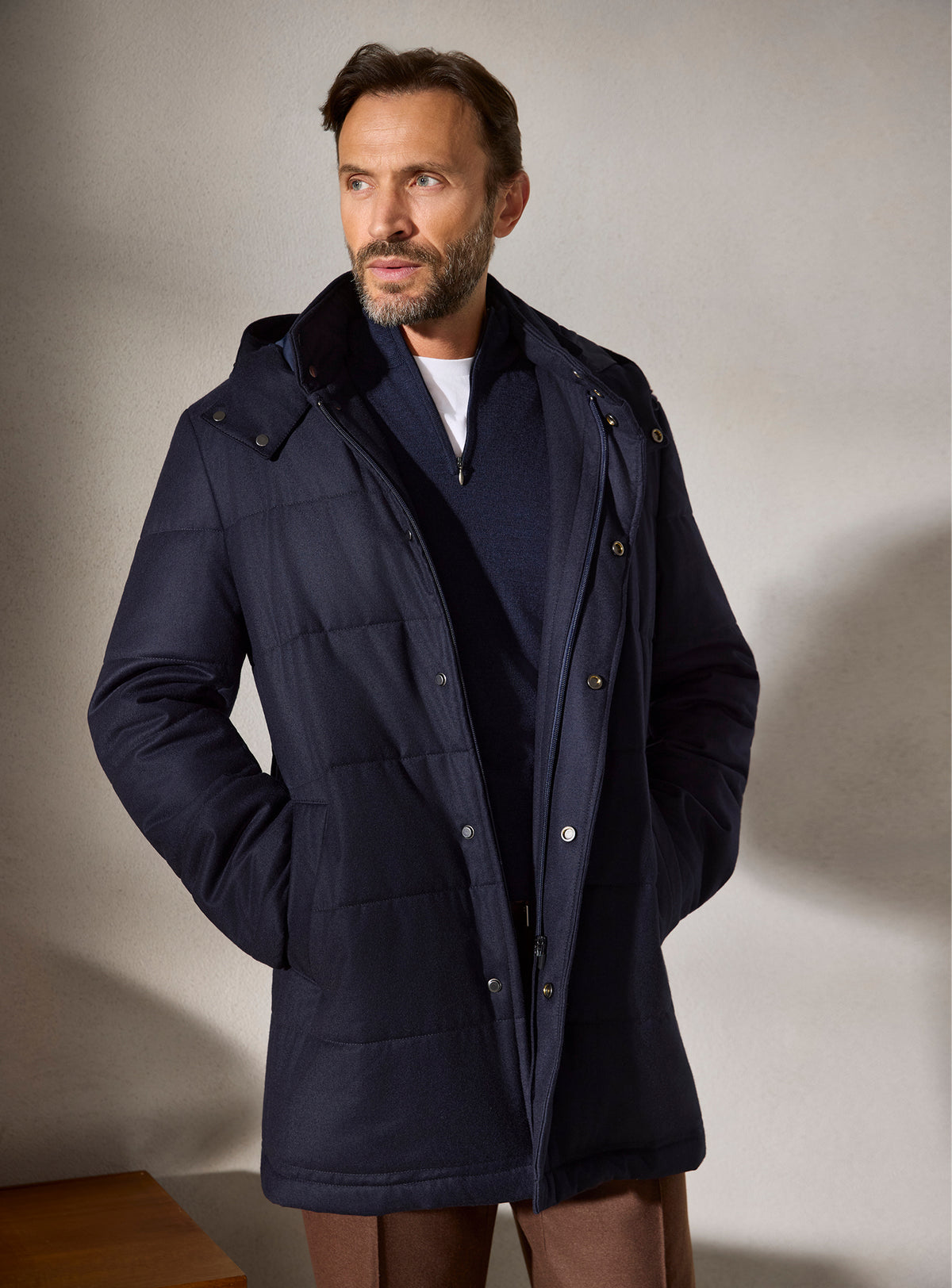 The Navy Reversible Parka