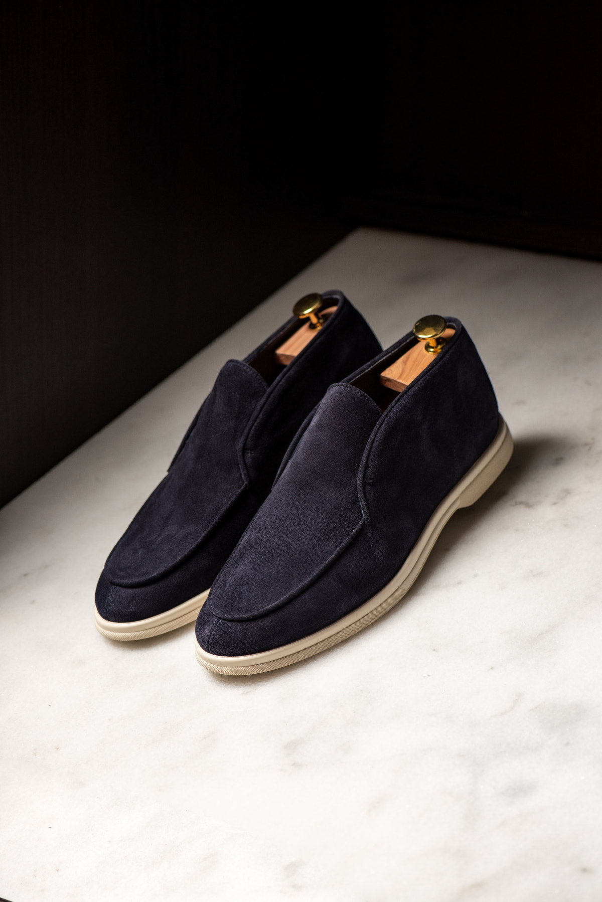 City Loafer Suede Dark Blue Consiglieri